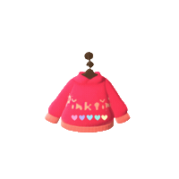 Pink Clothes Sticker