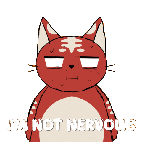 Nervous Sweat Sticker by Kitaro World