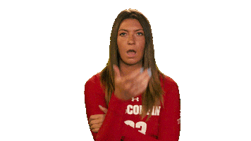 Wisconsin Volleyball What Sticker by Wisconsin Badgers