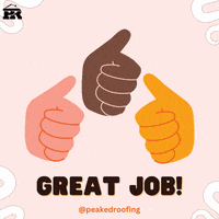 Great Job Thumbs Up GIF by Peaked Roofing