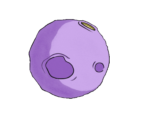 2cm_humans giphyupload purple universe planet Sticker