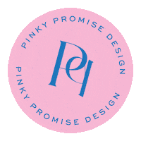 PinkyPromiseDesign love logo pink design Sticker