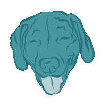 Hound Dog Sticker