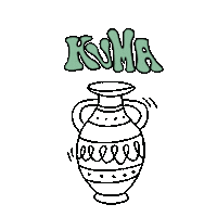 Blastedshop streetwear collection kuma blanc Sticker