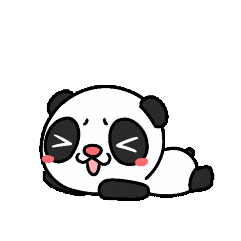 Happy Panda Sticker
