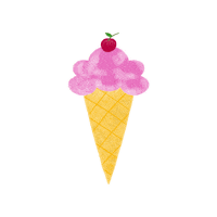 Ice Cream Food Sticker