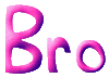 Bro Animated Text Sticker by leeamerica