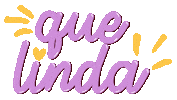 Que Linda Sticker by Susan Maya
