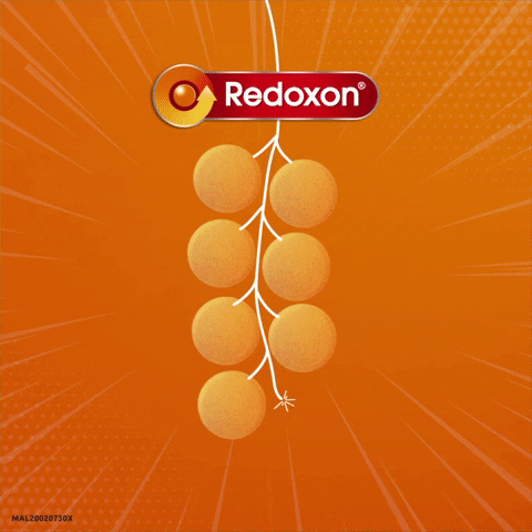 Redoxon giphyupload health orange newyear GIF