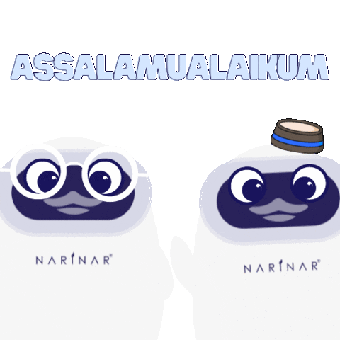 narinar giphyupload pengu assalamualaikum salam Sticker