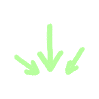 qorby_com green pointing arrows qorby Sticker