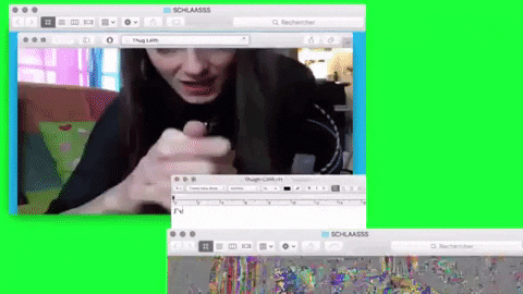 Glitch Fuck You GIF by systaime