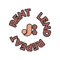 Circular Economy Sticker by Just Borrowed