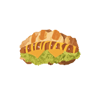 Snack Eating Sticker by The  Alley Global