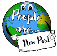 PeopleAre new post newpost earth erde Sticker