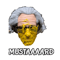 Mustard Condiment Sticker