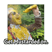 Mustard Condiment Sticker