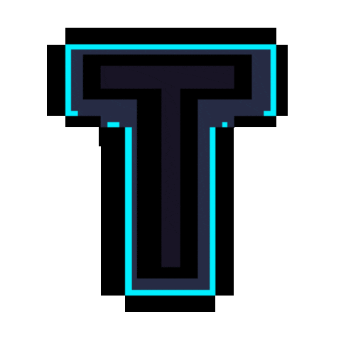 Neon T Sticker