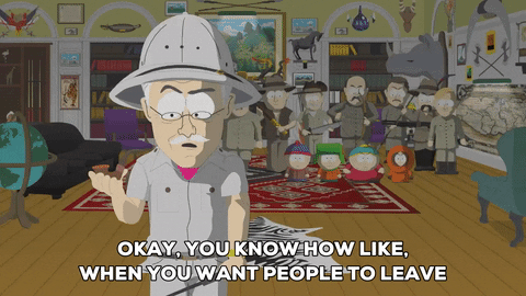 hunter talking GIF by South Park 
