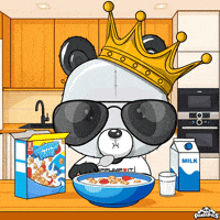 Breakfast Milk GIF by PandaPals