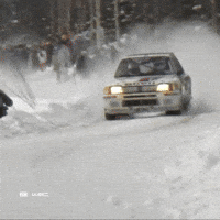 Drifting Rally Sweden GIF by FIA World Rally Championship