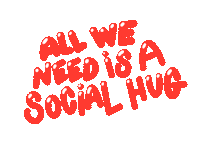 Social Hug Sticker by The Social Club