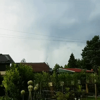 Rare Tornado Spotted Near Vienna International Airport