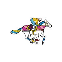Horse Jockey Sticker by Kentucky Derby