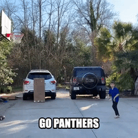 Young Fan Celebrates Super Bowl With Trick Shot