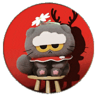 G Dragon Santa Sticker