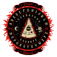 Ouija Board Halloween Sticker by Hell Pizza
