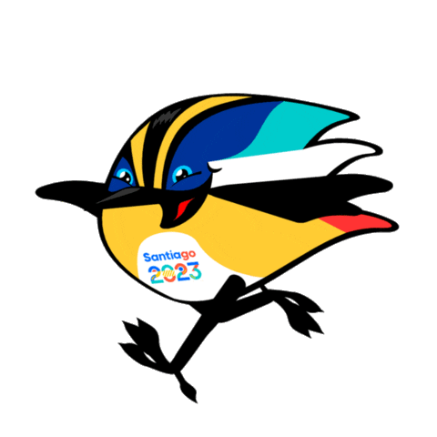 Happy Feliz Sticker by Santiago 2023