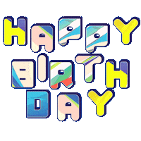 Celebrate Happy Birthday Sticker by juliechicago