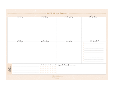 Planner Planning Sticker by Steph Pase
