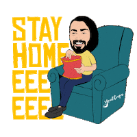 Work From Home Sticker