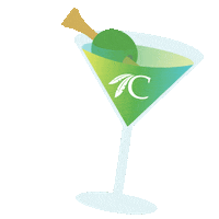 ChoctawNation golf cocktail shot glass Sticker