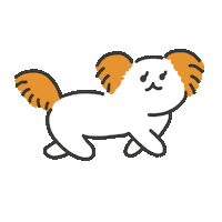 kuzii dog puppy 강아지 댕댕이 Sticker