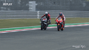 Overtake Honda GIF by MotoGP