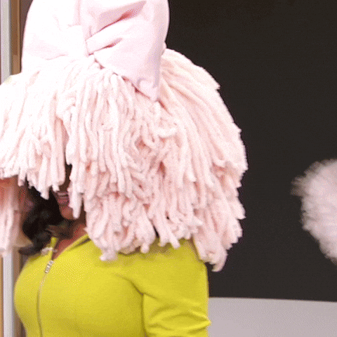 sherrishowtv fashion comedy wig blind GIF