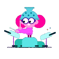 Maddie Sticker by Turnip and Duck