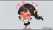 Embarassed Kawaiigirl GIF