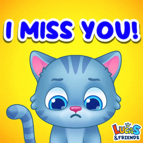 Miss U In Love GIF by Lucas and Friends by RV AppStudios