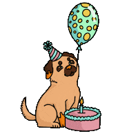 Party Birthday Sticker by Oldenburger Kunstschule e.V.