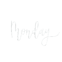 Days Of The Week Monday Sticker