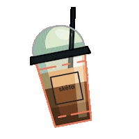 cafesketo coffee cafe coffeecup cafe sketo Sticker