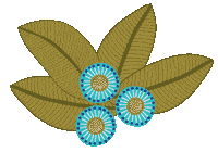 Flowers Leaves Sticker by Erstwilder