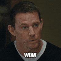 Channing Tatum Wow GIF by roofmanmovie