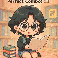 Book Day Chibi GIF by Persona
