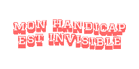 lavieenfibromyalgie invisible handicap fibro lavieenfibromyalgie Sticker