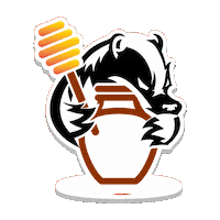 Dab Bubbles Sticker by Huni Badger